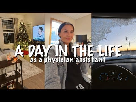 Thumbnail for a day in the life as a physician assistant in family medicine | VLOG by Peyton Fowler